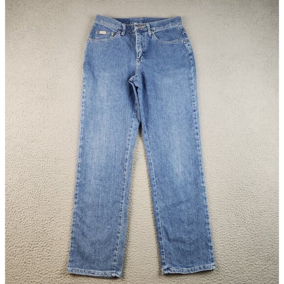 Lee Denim - VTG Lee Rider Jeans Women's 6P Blue Straight Leg High Rise Classic Ladies Denim